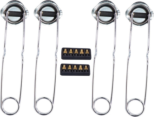 4 pcs Flint Spark Torch Igniter Single Flint Spark Lighter for Propane Torch Striker with 10pcs Flints