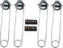 4 pcs Flint Spark Torch Igniter Single Flint Spark Lighter for Propane Torch Striker with 10pcs Flints