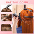 MORGLES Heat Resistant Gloves - 2 Pcs Professional Heat Gloves for Hair Styling with 6 Hair Clips & 2 Styling Combs