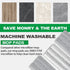Flat Mop Pads, 5 Pack 13" x 4.9" Microfiber Mop Head Replacement Pads, Washable Squeeze Cleaning Mop Heads