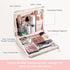 Makeup Bag Travel Essentials - Cute Skincare Pouch Cosmetic Bags for Women - Portable Clear Case Toiletry Bag (Camel,