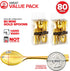 Gold Plastic Mini Spoons Disposable, 4 inch (80 Pack) Tasting Spoon, Dessert Mini spoon for Ice Cream Taster, Small Sample Desserts, Gelato Sampling, Fancy Miniature Pudding, Little Appetizers, Bulk
