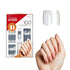 KISS Press On Nails, Full-Cover, Short Square, Clear, Squoval Shape, 100 Nails & 3g Glue Included