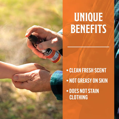 Grandpa Gus's Natural Tick Repellent Spray, 4 oz, Pack of 2, Plant-Based, Non-Greasy, No DEET