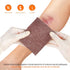 Silver Calcium Alginate Wound Dressing Pad, 4’’x5’’ High Absorbency Non-Stick Gauze for Pressure Ulcers, 5 Packs