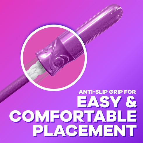 Pack 3 (28 count pack) Tampax Pocket Radiant Compact Plastic Tampons, with LeakGuard Braid, Regular Absorbency