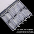 NMKL38 120Pcs Dual Forms Full Cover Nail Tips, Upper Arched Extension Mold (Mold A)