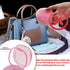 Leak Proof Partial Denture Case with Strainer Basket and Brush, Waterproof Cleaning Bath Case for Dentures, Braces,