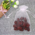 SumDirect 50Pcs Sheer Organza Bags - 4x6 inches Jewelry Drawstring Pouches for Wedding Party Favors
