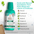 GuruNanda Mouthwash Oral Rinse, Wild Mint, 16 Fl Oz, Promotes Fresh Breath up to 24 hours, Alcohol-free, ADA Accepted