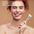 Soft S-Shaped Manual Toothbrush for Adults - Nano Floss Bristles Vertical Tooth Brush (1 Green)