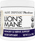Host Defense Lion's Mane Powder - Brain Health Support Supplement - Mushroom