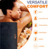 Coppure Large Gel Soft Flexible Medical Ice Packs for Injuries - 2 Pack Reusable Cold Pack for Back Pain, Migraine