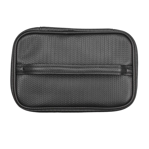 Conair Travel Makeup Bag, Large Toiletry and Cosmetic Bag, Five Piece Train Case Set in Black