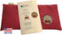 KOYA Naturals Microwavable Heating Pad - Cherry Pit/Stone/Seed Pillow Heat Pack for Neck, Muscles, Joints, Henna Red