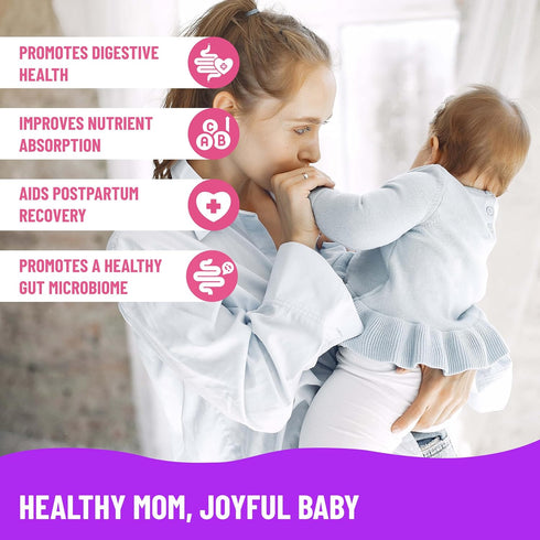 Mama's Select Prenatal Probiotics for Pregnant Women – Supports Pregnancy, Postnatal, Lactation & Digestion