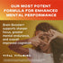 Vital Vitamins Brain Supplements for Memory & Focus - Nootropic Brain Health with Lion's Mane - 60 Count
