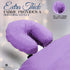 LONDON LINENS Pack of 4 - Premium Extra Thick 100% Cotton Flannel Massage Tables Face Cradle Covers, Lilac