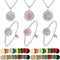 MTLEE 6 Pcs Essential Oil Diffuser Necklace Bracelet Set for Women Stainless Steel