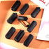 Syhood 18 Pcs Satin Rollers for Black Hair, Foam Sponge Curlers for Hairdressing Styling, 1.18 Inch