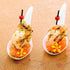 Kingrol 200 Disposable Plastic Appetizer Spoons for Desserts, Soups, Sushi, Dipping Sauces - White
