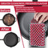 Cast Iron Scrubber Kit + Pan Scraper, 316 Chain Mail Scrubber for Cast Iron Cleaner, Chain Scrubber for Pans
