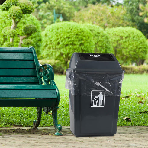 Ziglous 13 150 Counts, 6 Gallons Kitchen Garbage Bin Liner, Clear Trash Bags, Rolls