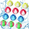 Blulu 12 Pieces Pet Hair Remover for Laundry Dryer Balls, Reusable Washing Machine Hair Catcher, Stylish Color