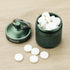 Keychain Pill Holder, Aluminum Waterproof Pill Container, Organizer for Outdoor Travel Camping, Size: 1.6 x 1.6 x 2 in