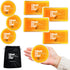 HEAT IT UP! INSTANT HEAT ANYTIME ANYPLACE 8 Packs Pack Set Reusable Hand Warmers Heat It Up Instant Snap Heat for Hot