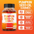 Pumpkin Seed Oil Gummies | 60 Gummies | 4000mg for Hair Growth & Bladder Control | Sugar Free Orange Flavor