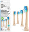 The Humble Co. Electric Toothbrush Replacement Heads 4pk, Sustainable Bamboo, BPA-Free, Compatible with Philips