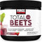 Force Factor Total Beets Superfood Beet Root Powder, 30 Servings for Circulation, Blood Flow, Energy & Heart Health