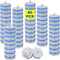 HJUHBDJ 80 Pack Disposable Toilet Wand Refills, High-Density Replacement Scrubber Heads, Bathroom Toilet