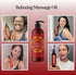 Set (8 Oz Alluring Lavender & Luxurious Vanilla Massage Oil - Aromatherapy Full Body Massage Oil Bundle with Naturally