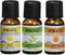 Homedics Essential Oil Set, Uplift and Energize with Lemon Citrol, Peppermint Menthe