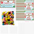 Watersay Christmas Treat Bags Toppers with Self Adhesive Bag Cute Winter Hot Chocolate