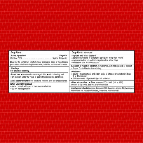 CareAll Muscle & Joint Gel - Non-Greasy Pain Relief Gel for Muscle, Back, Arthritis, 3.0 oz (3 Pack)