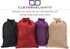 CleverDelights 8" x 12" Burlap Bags - 5 Pack, Jute Drawstring Sacks