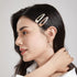 Women's Braided Good Hair Set - 102 Counts, Braided Hair Clips (60 Bobby Pins + 30 Elastic Ties + 12 Snap Clips)