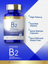 Carlyle Vitamin B-2, Riboflavin, 200mg, 150 Count, Vegetarian, Non-GMO & Gluten Free Essential Supplement