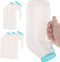 Male Urinal with Glow in The Dark Lid, 32 Oz Urine Bottle for Men (6 Bottles)