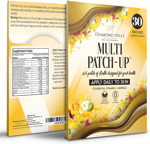 Multi Patch-Up - 30ct Daily Patches, No Calories & Sugar Free