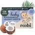 Roobi Unscented Baby Laundry Detergent Sheets for Sensitive Skin, Sustainable for Newborns & Infants, Up to 128 Loads