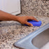 Handy Gourmet Silicone Sponges – Kitchen and Dish Scrubber, Fragrance, Mildew, Odor Free (Set of 4)