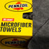 Pennzoil Microfiber Towels, 30-Pack of 12x12 Inch Cloths for Superior Cleaning and Detailing for Cars and Home