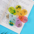 Zhengyuan 7 7 Cute Day AM PM Pill Organizer, Twice a Day Weekly Pill Box with Color Coded Compartments, Flower Shape