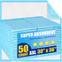 Thewese Heavy Duty Disposable Bed Pads 30"x36"- 50 Count Underpads for Incontinence Adults,