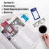 MagniPros Premium 3X (300%) Page Magnifying Lens with 3 Bonus Bookmark Magnifiers for Low Vision Aids