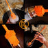 Kitchiny 12.5" Set Silicone Bottle Brush & Straw Cleaner Brush | Water Bottle Cleaner for Hydro Flasks, Tumblers